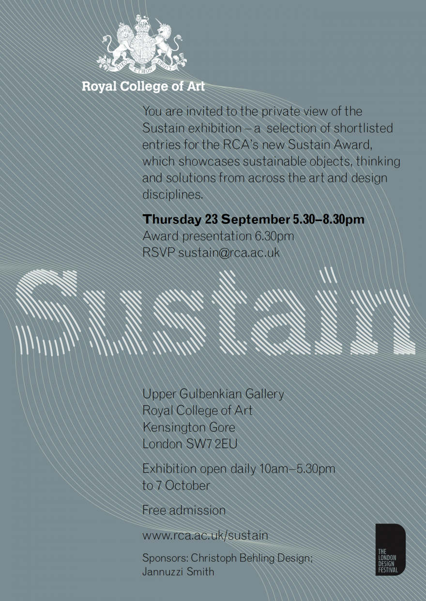 Royal College of Art – Sustain